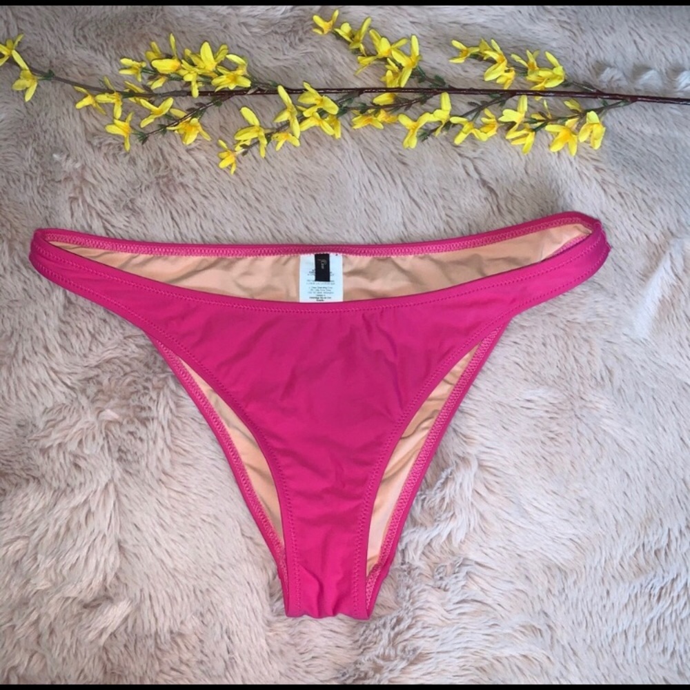 J. Crew Hot Pink Bikini Bottoms